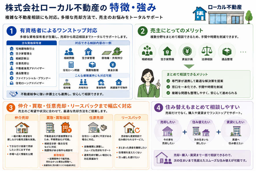 株式会社ローカル不動産の特徴・強み