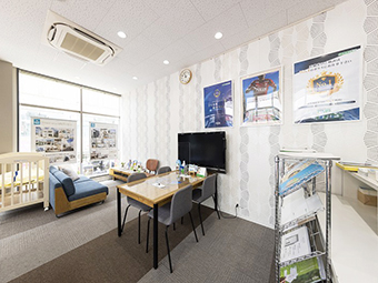 ポラス住まいの情報館 竹ノ塚営業所内観